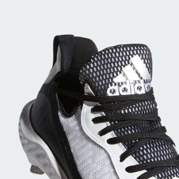 adidas Icon V Bounce Mens  Metal Baseball Cleats Black White EE4131 Size 8 main image 6